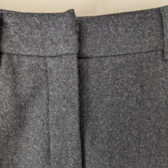 PRADA | charcoal grey wool lined trousers with pockets and ankle zipper detail - Picture 15 of 16